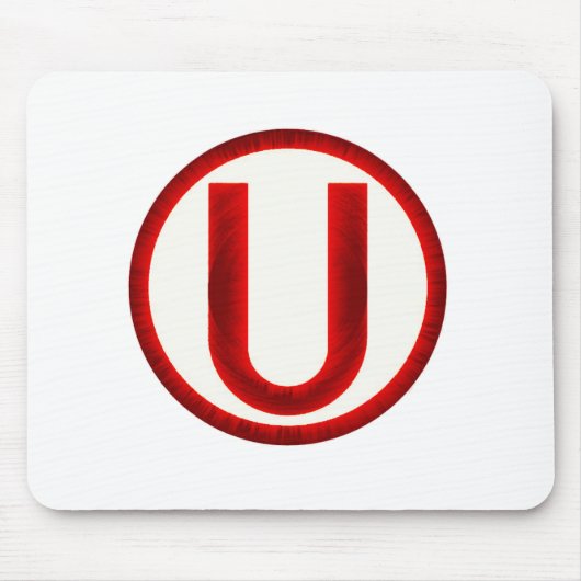 Universitario De Deportes Mousepad Muismat (Voorkant)