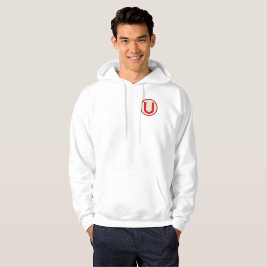 universitario , u - Gepersonaliseerd Hoodie (Voorkant volledig)