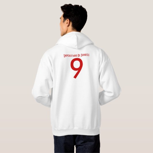 universitario , u - Gepersonaliseerd Hoodie (Achterkant volledig)