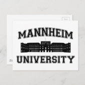 Universität Mannheim/Mannheim Universiteit Briefkaart (Voorkant / Achterkant)