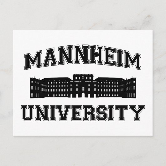Universität Mannheim/Mannheim Universiteit Briefkaart (Voorkant)