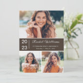 Universiteit 2023 Graduation Party 3 Foto's Aankondiging (Staand voorkant)