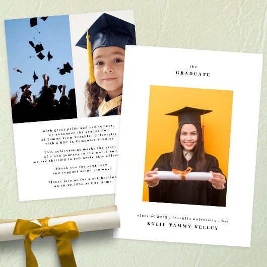 Universiteit 3 Fototypografie College Afstuderen Aankondiging