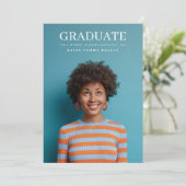 Universiteit 3 Fototypografie College Afstuderen Aankondiging (Staand voorkant)