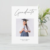 Universiteit 3 Vierkant Foto Afstuderen AFSTUDEREN Aankondiging (Staand voorkant)