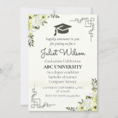 universiteit afstuderen afstudeerceremonie kaart (Voorkant)