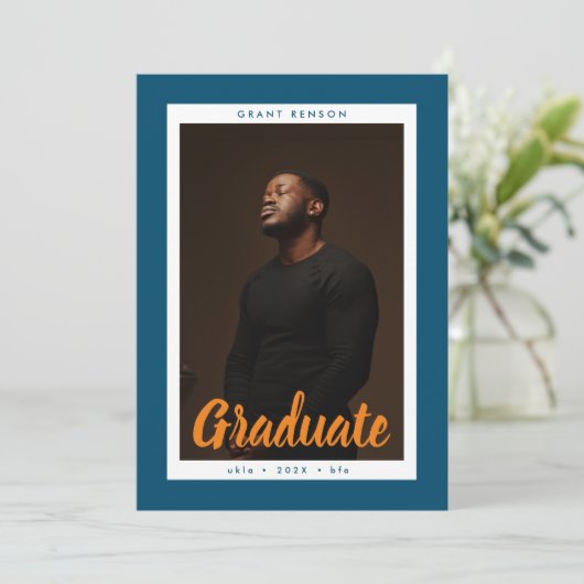  Universiteit Afstuderen Foto Afstuderen Aankondiging (Staand voorkant)