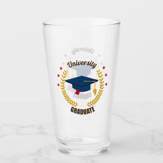 Universiteit Afstuderen Glas (Voorkant)