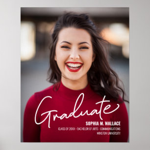 Universiteit Afstuderen met het jaar van de Klasse Poster