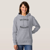 Universiteit hoodie - dames (Voorkant volledig)