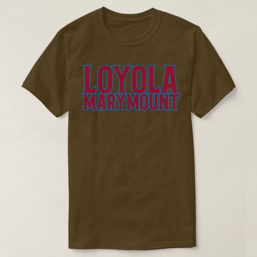universiteit loyola marymount t-shirt (Design voorkant)