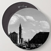  Universiteit München ludwigstraße 1970 Ronde Button 6,0 Cm (Voorkant /achterkant)