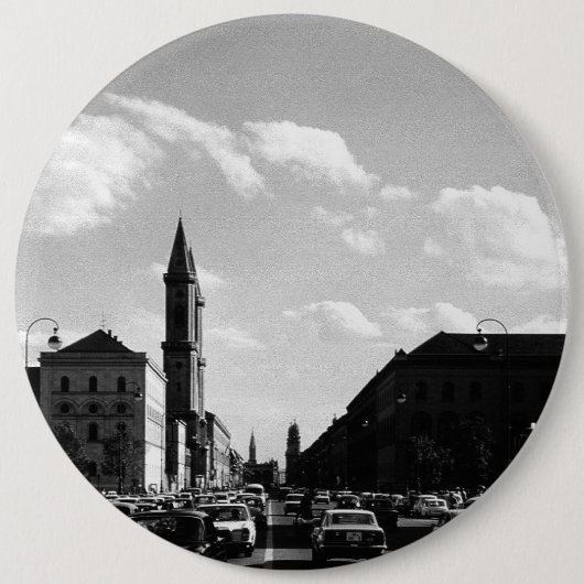  Universiteit München ludwigstraße 1970 Ronde Button 6,0 Cm (Voorkant)