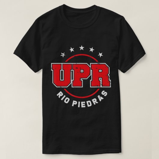 Universiteit Puerto Rico Puerto Ricaanse student T T-shirt (Design voorkant)
