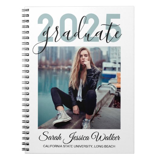 Universiteit van 2025 Afstuderen Spiral Notitieboe Notitieboek (Voorkant)