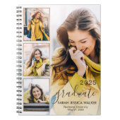 Universiteit van 2025 Afstuderen Spiral Notitieboe Notitieboek (Voorkant)