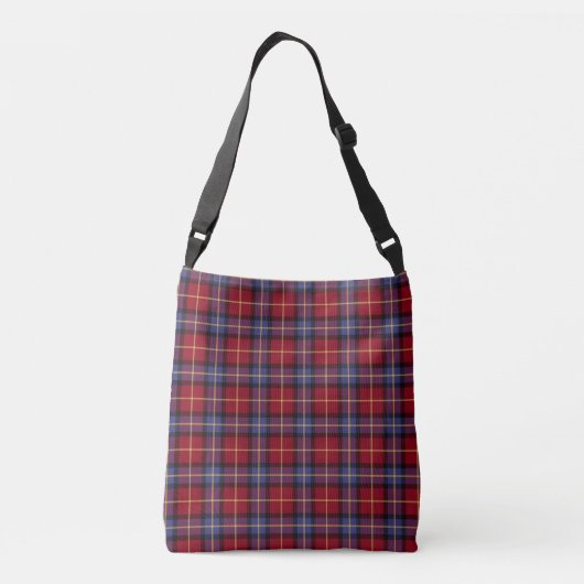 Universiteit van Aberdeen Tartan Crossbody Tas (Achterkant)