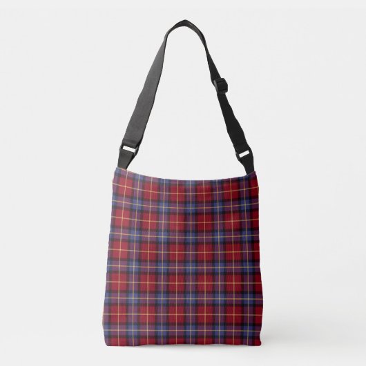 Universiteit van Aberdeen Tartan Crossbody Tas (Voorkant)