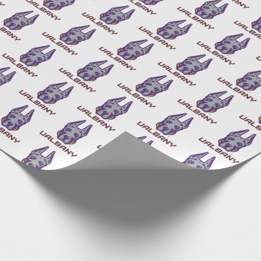 Universiteit van Albany Great Danes Cadeaupapier (Hoek)