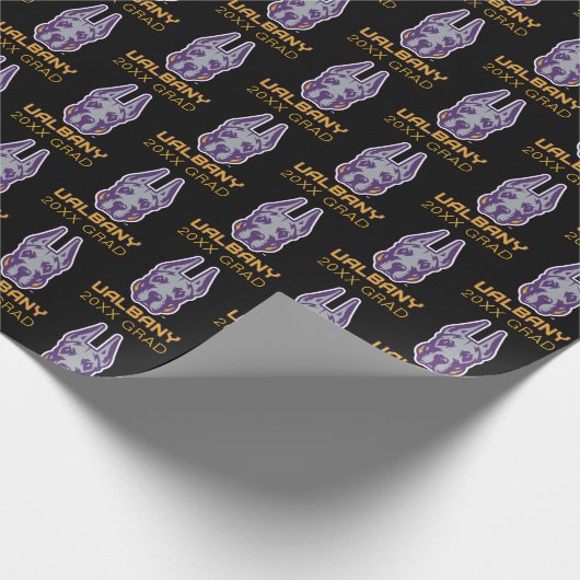 Universiteit van Albany Great Danes Cadeaupapier (Hoek)