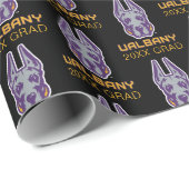 Universiteit van Albany Great Danes Cadeaupapier (Rol Hoek)