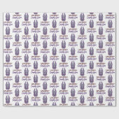 Universiteit van Albany Great Danes Cadeaupapier (Vlak)