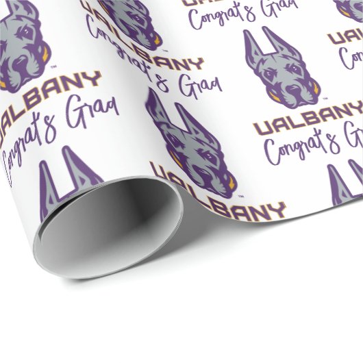 Universiteit van Albany Great Danes Cadeaupapier (Rol Hoek)