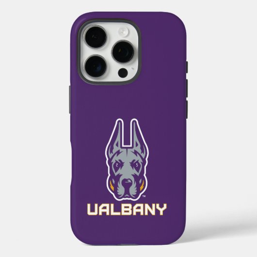 Universiteit van Albany Great Danes Case-Mate iPhone Case (Achterkant)