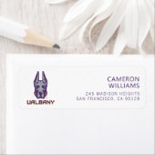 Universiteit van Albany Great Danes Etiket (Insitu)