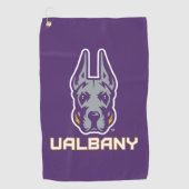 Universiteit van Albany Great Danes Golfhanddoek (Voorkant)
