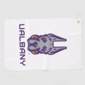 Universiteit van Albany Great Danes Golfhanddoek (Horizontaal)