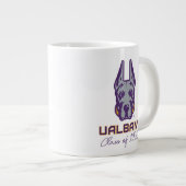 Universiteit van Albany Great Danes Grote Koffiekop (Voorkant rechts)