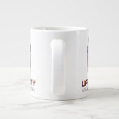 Universiteit van Albany Great Danes Grote Koffiekop (Achterkant)