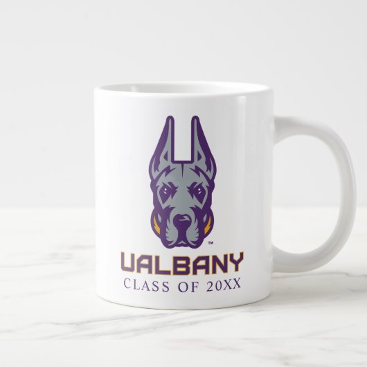 Universiteit van Albany Great Danes Grote Koffiekop (Rechts)