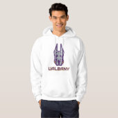 Universiteit van Albany Great Danes Hoodie (Voorkant volledig)