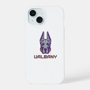 Universiteit van Albany Great Danes iPhone 15 Case