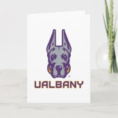 Universiteit van Albany Great Danes Kaart (Voorkant)