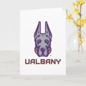 Universiteit van Albany Great Danes Kaart (Gele Bloem)