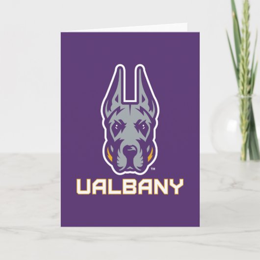 Universiteit van Albany Great Danes Kaart (Voorkant)