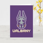 Universiteit van Albany Great Danes Kaart (Gele Bloem)