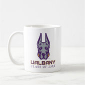 Universiteit van Albany Great Danes Koffiemok (Links)