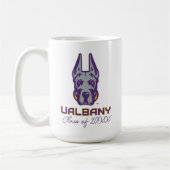 Universiteit van Albany Great Danes Koffiemok (Links)