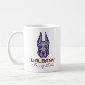 Universiteit van Albany Great Danes Koffiemok (Links)