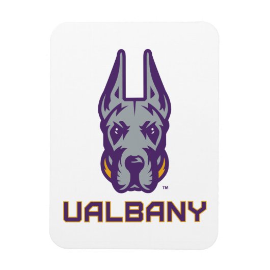 Universiteit van Albany Great Danes Magneet (Verticaal)