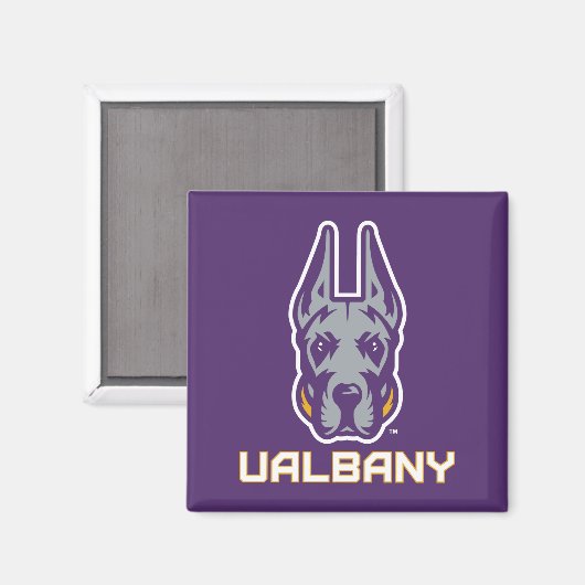 Universiteit van Albany Great Danes Magneet (Voorkant / Achterkant)