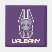 Universiteit van Albany Great Danes Magneet (Voorkant)