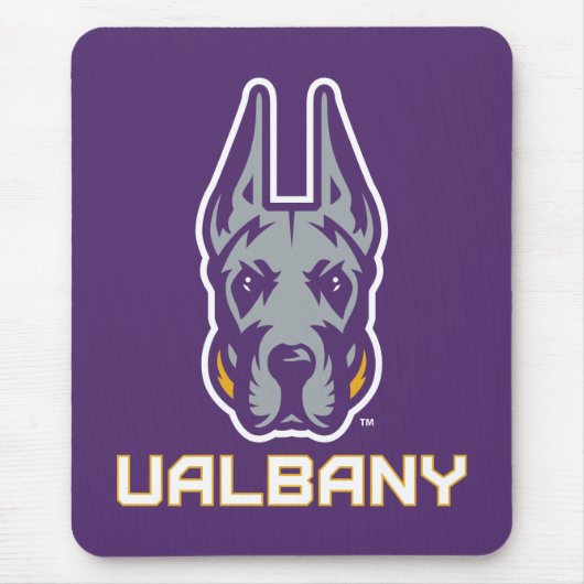 Universiteit van Albany Great Danes Muismat (Voorkant)