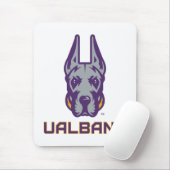 Universiteit van Albany Great Danes Muismat (Met muis)