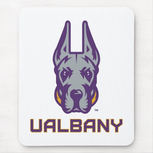 Universiteit van Albany Great Danes Muismat (Voorkant)