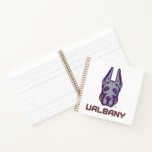 Universiteit van Albany Great Danes Notitieboek (Binnen)